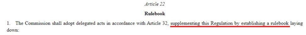 Eur LEX EU Data Governance Act Article 22
