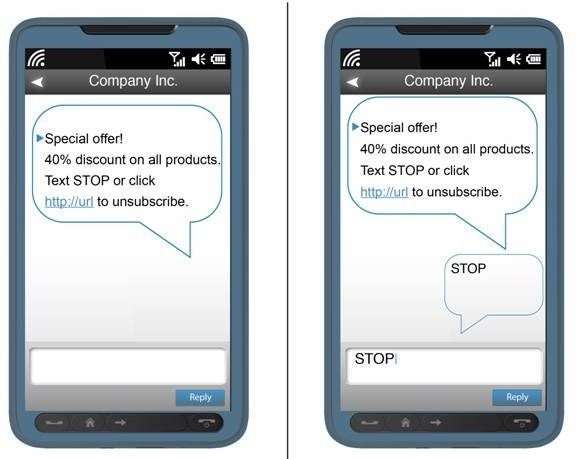 Example of Unsubscribe Method Under CASL CEM