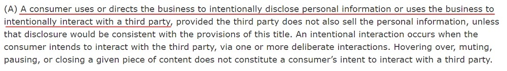 California Legislative Information: CCPA - Definition of Selling