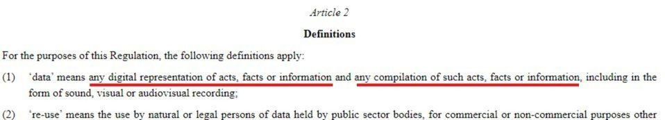 Eur LEX EU Data Governance Act Article 2