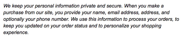 LukieGames.com: Privacy Policy -  Why We Collect Personal Data Clause