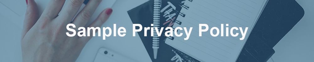 Sample Privacy Policy