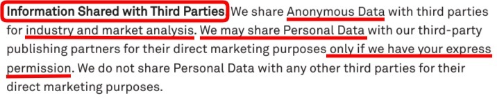 Niantic Privacy Policy excerpt 2