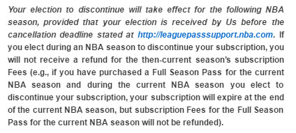 The NDA explains its No Return, No Refund Policy