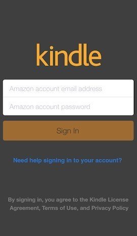 Amazon Kindle iOS: Privacy Policy, Terms and Conditions