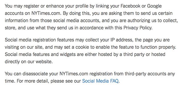 Privacy Policy for Social Login - Privacy Policies