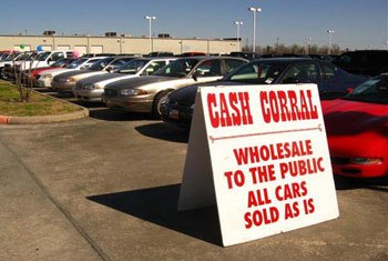 Example of As Is from cash Corral