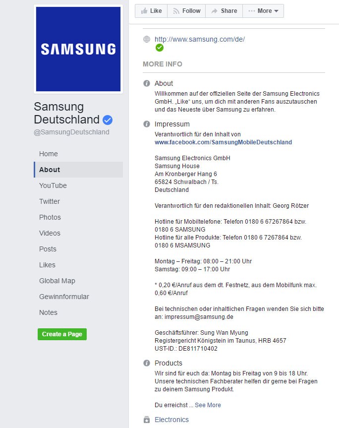 Impressum –