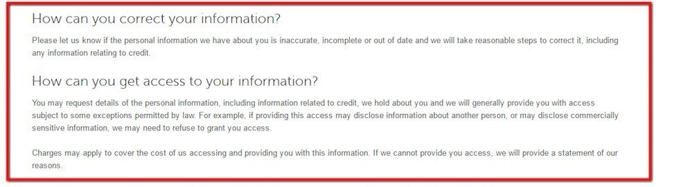 Energy Australia: Correct and Access your personal information