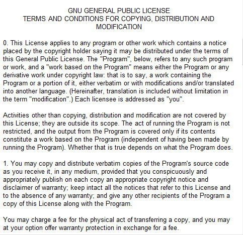 Clauses in the GNU License of Audacity